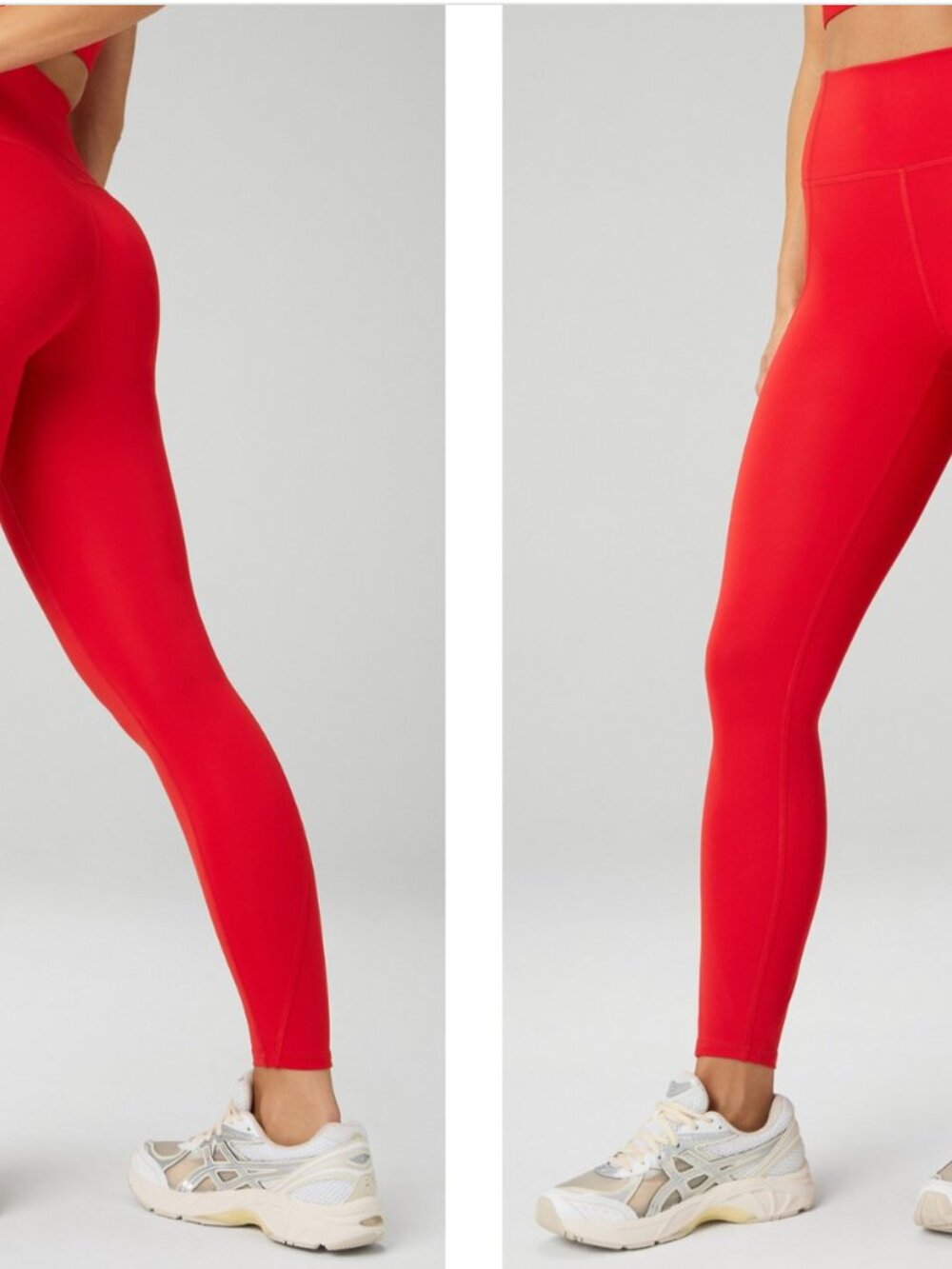 Fabletics Oasis 7/8 leggings, in heated red, size XS